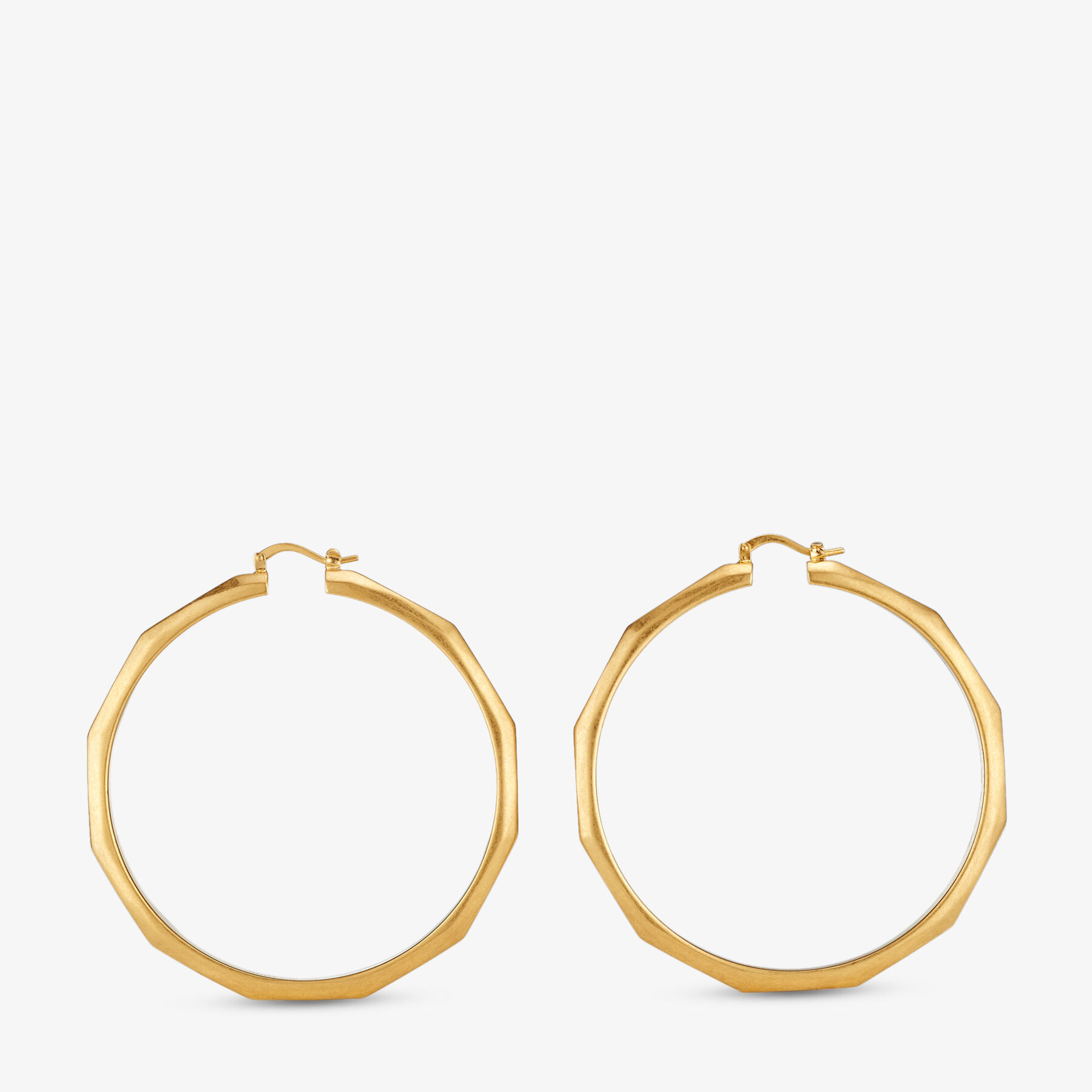 J&CO Jewellery Tiny Charm Hoop Earrings Gold