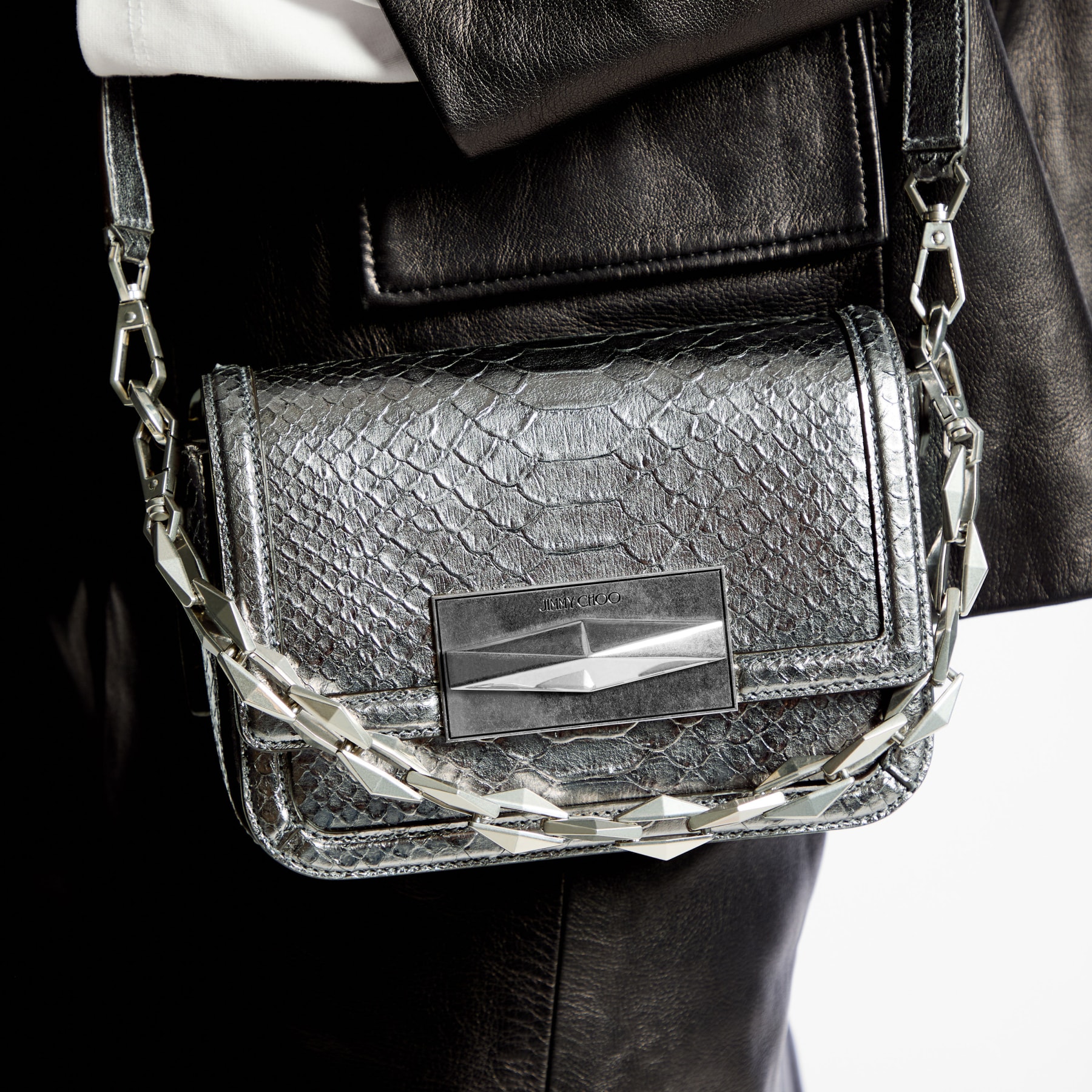 Jimmy choo snake bag online