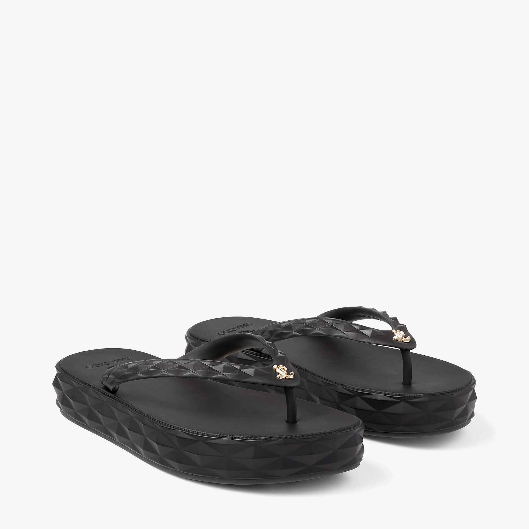 Jimmy Choo Diamond flip flops for Women - Black in UAE