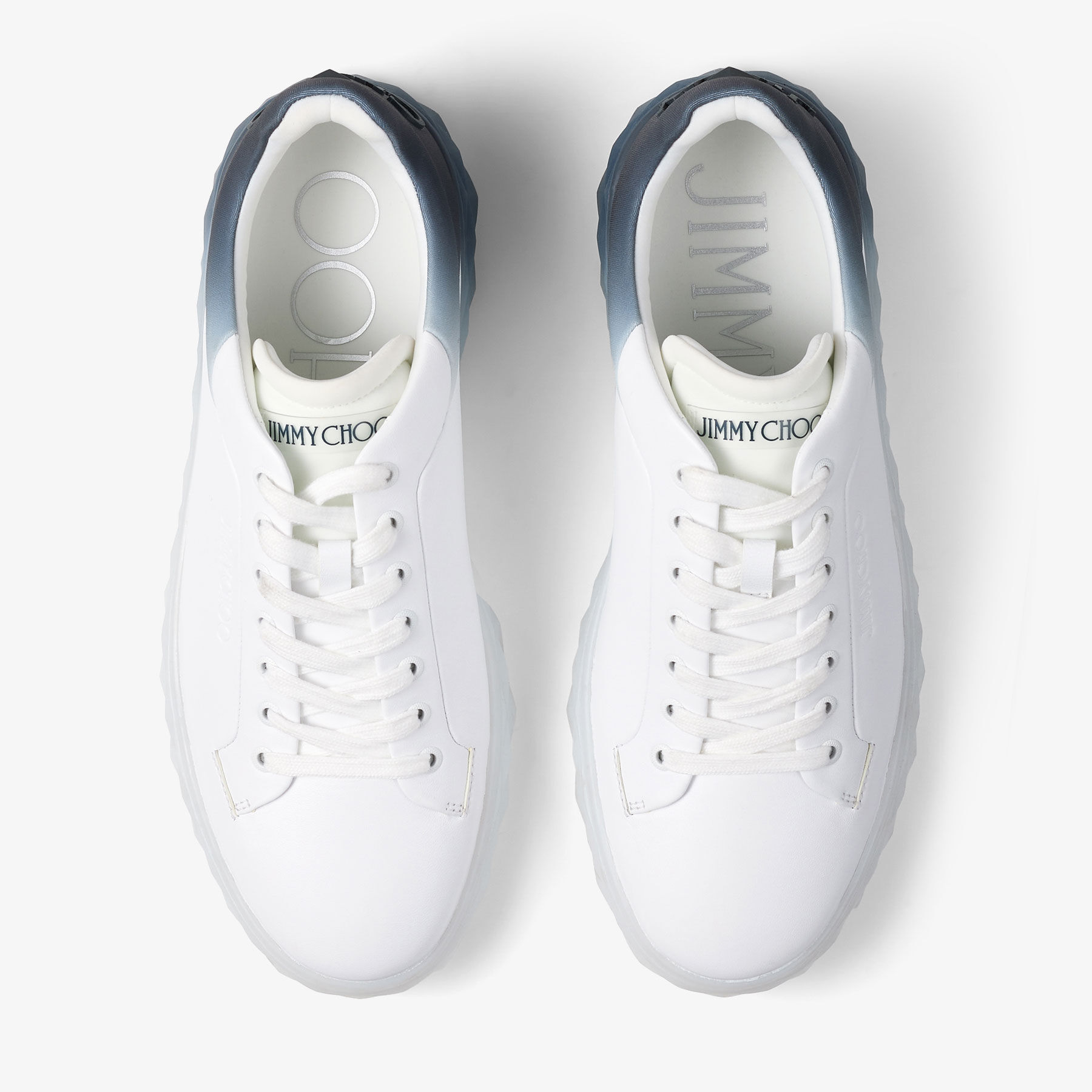 Diamond Light M Ii White Leather Trainer JIMMY CHOO CA