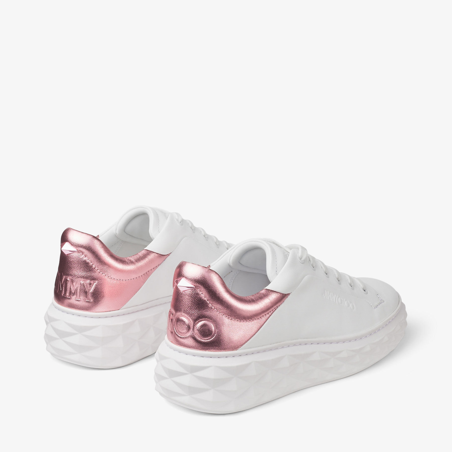 Jimmy choo rose gold trainers store