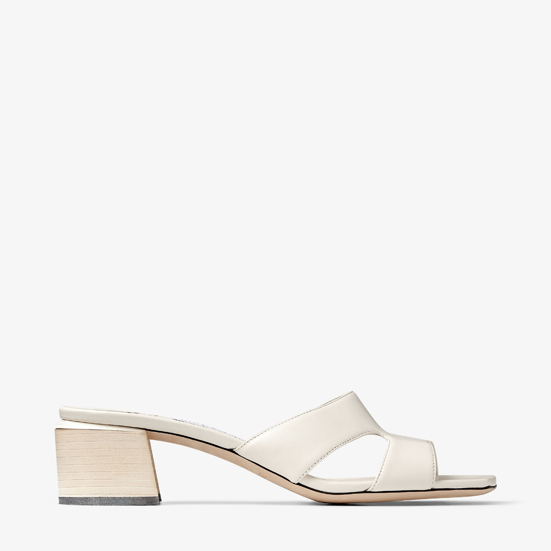 Ellison Mule 45 | Latte Nappa Leather Mules | New Collection 
