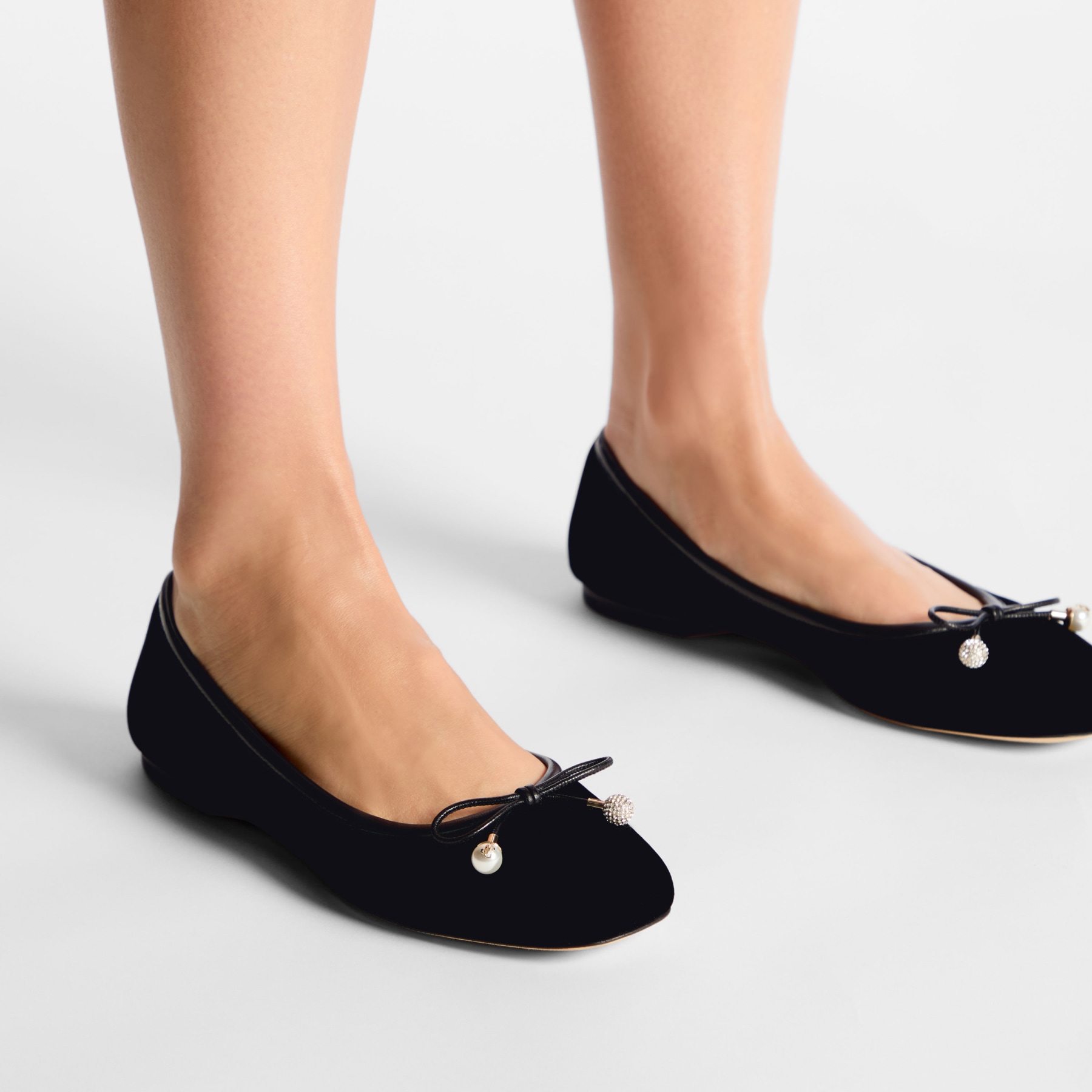 Jimmy choo velvet flats cheap