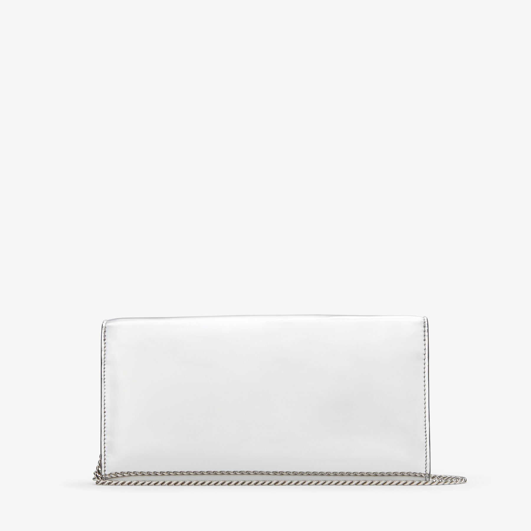 Jimmy choo silver clutch bag store