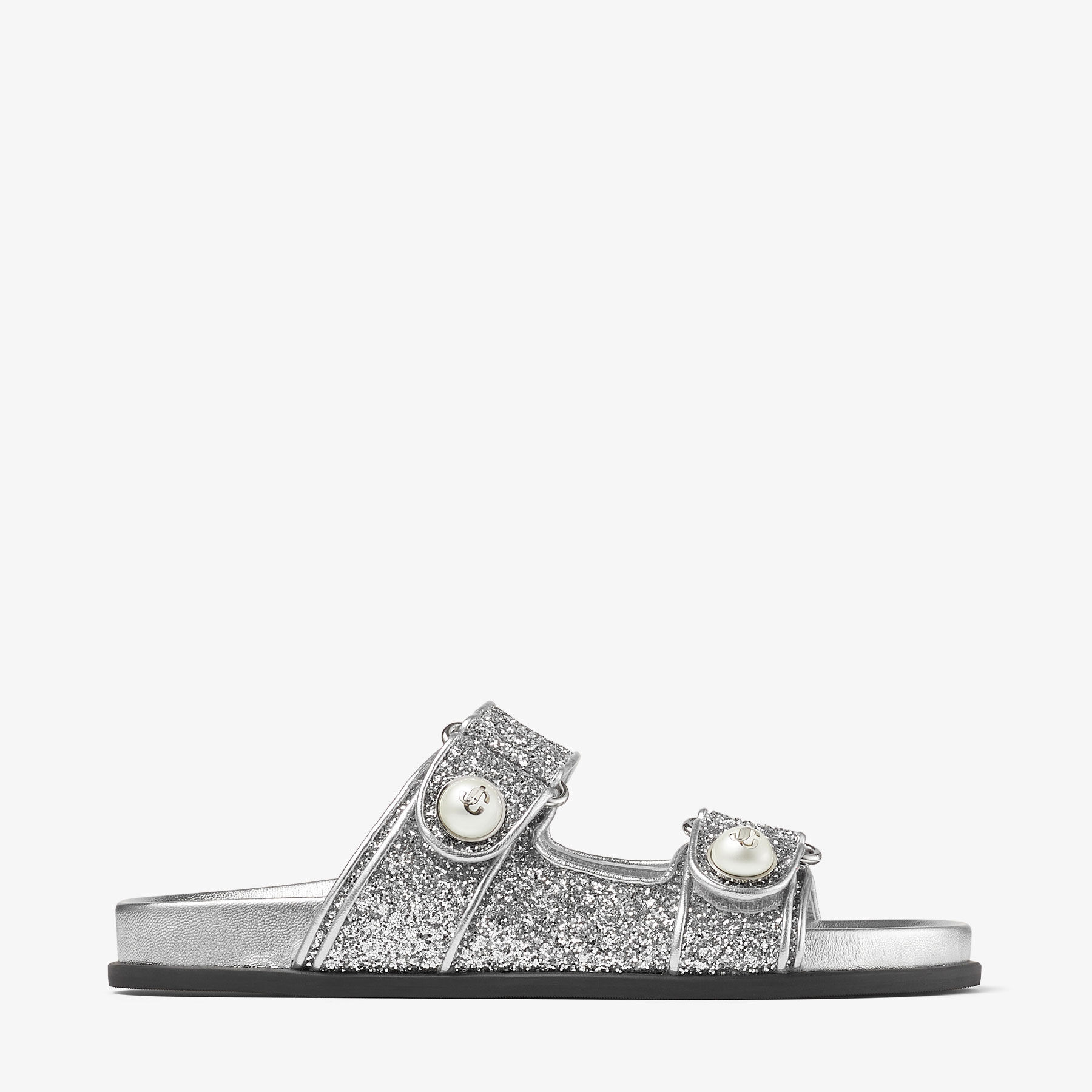 Jimmy Choo Fayence Glittered Sandals