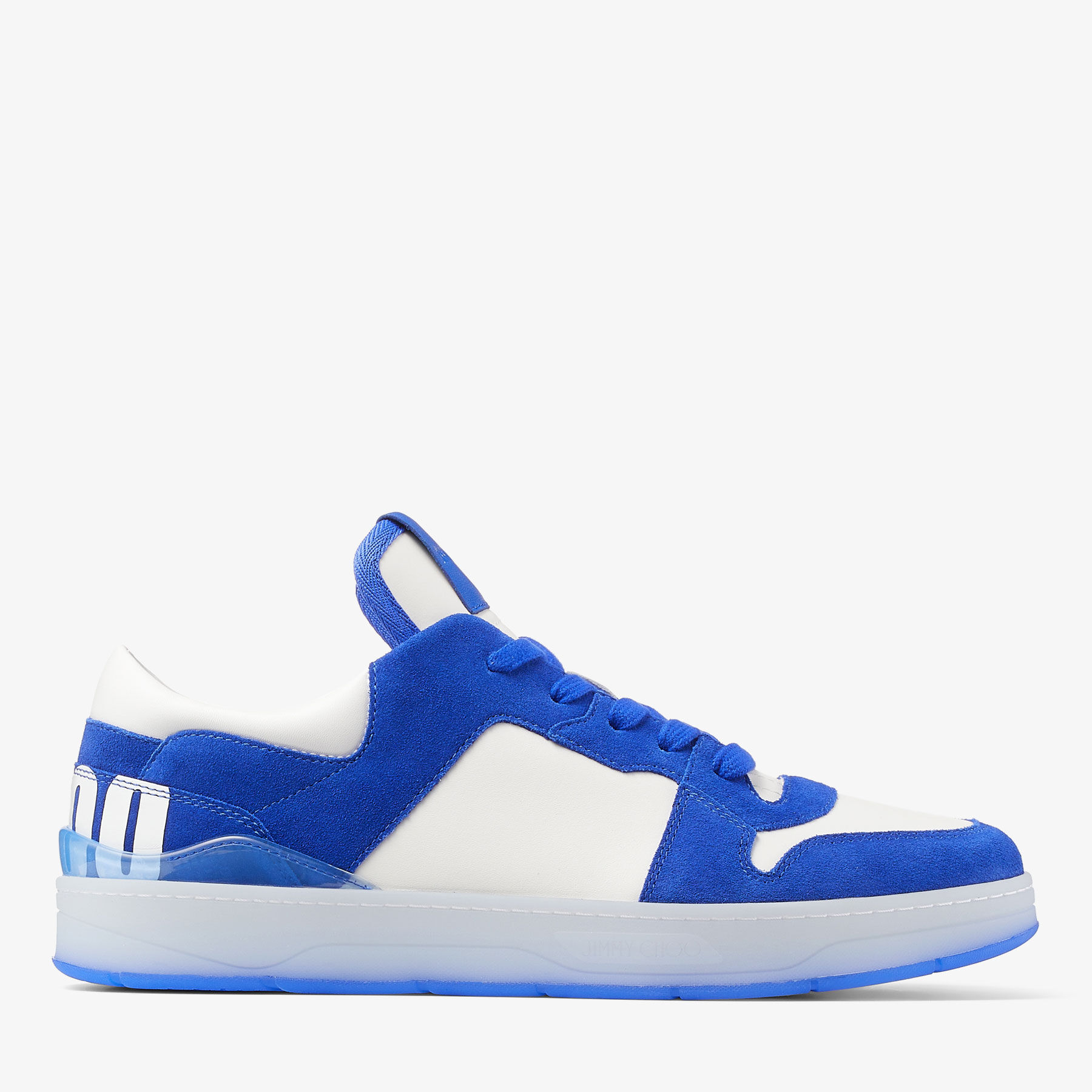 Blue jimmy hotsell choo trainers