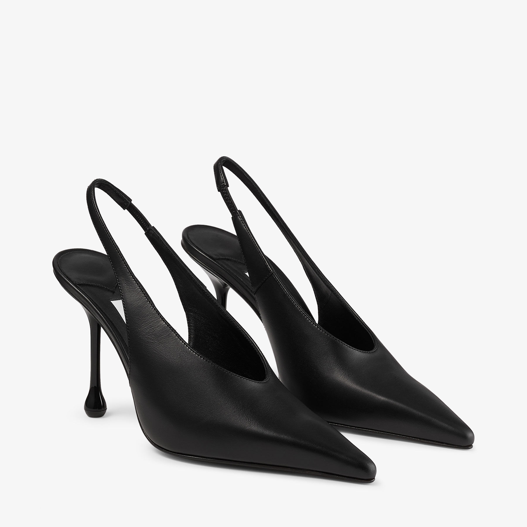 Isa 95 Black Leather Pumps JIMMY CHOO CA