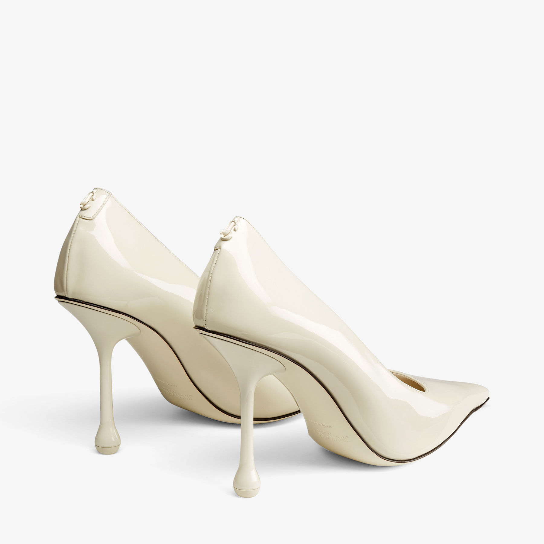 Ixia 95 | Latte Patent Leather Pumps | New Collection | JIMMY CHOO