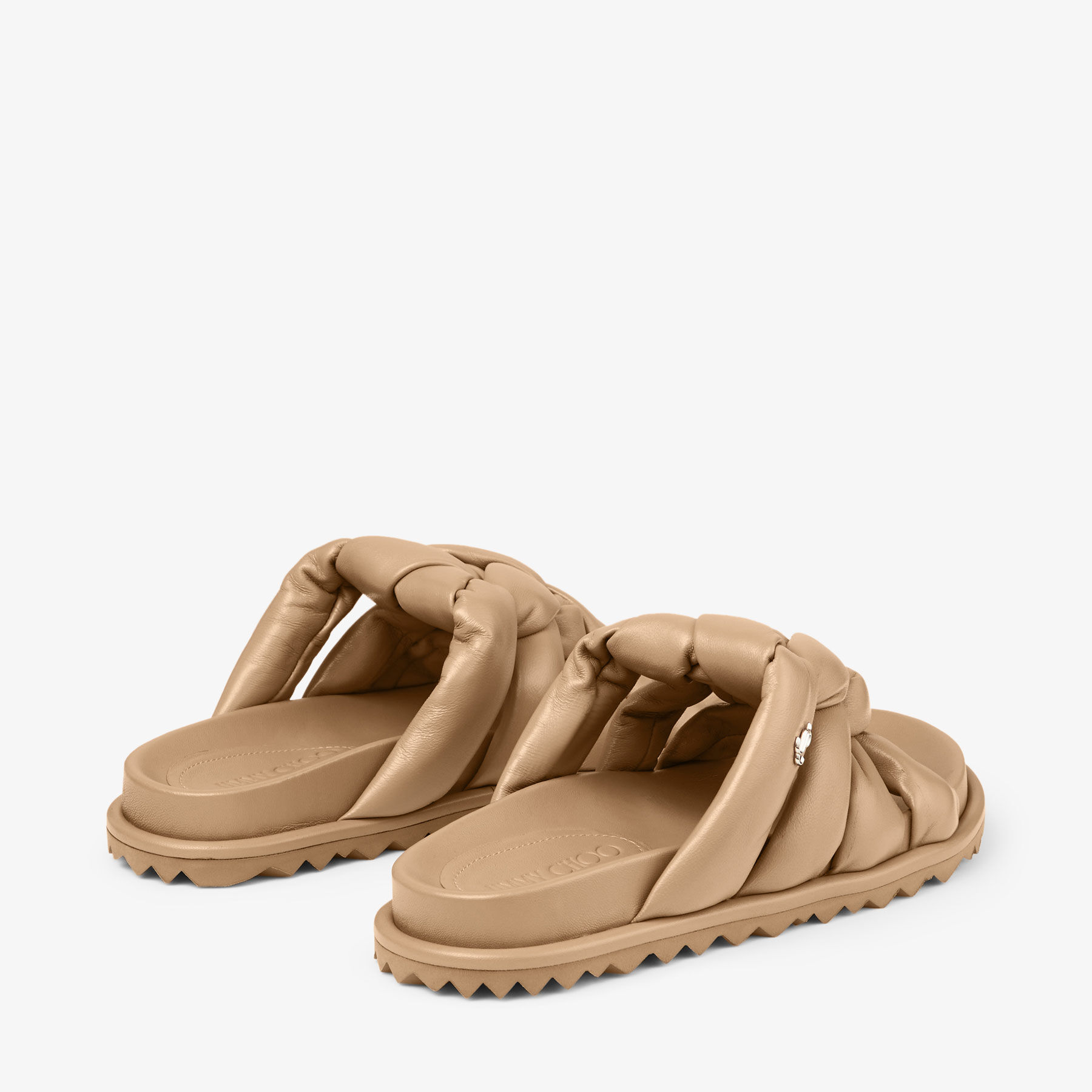Kes Flat Biscuit Nappa Leather Flats JIMMY CHOO CA