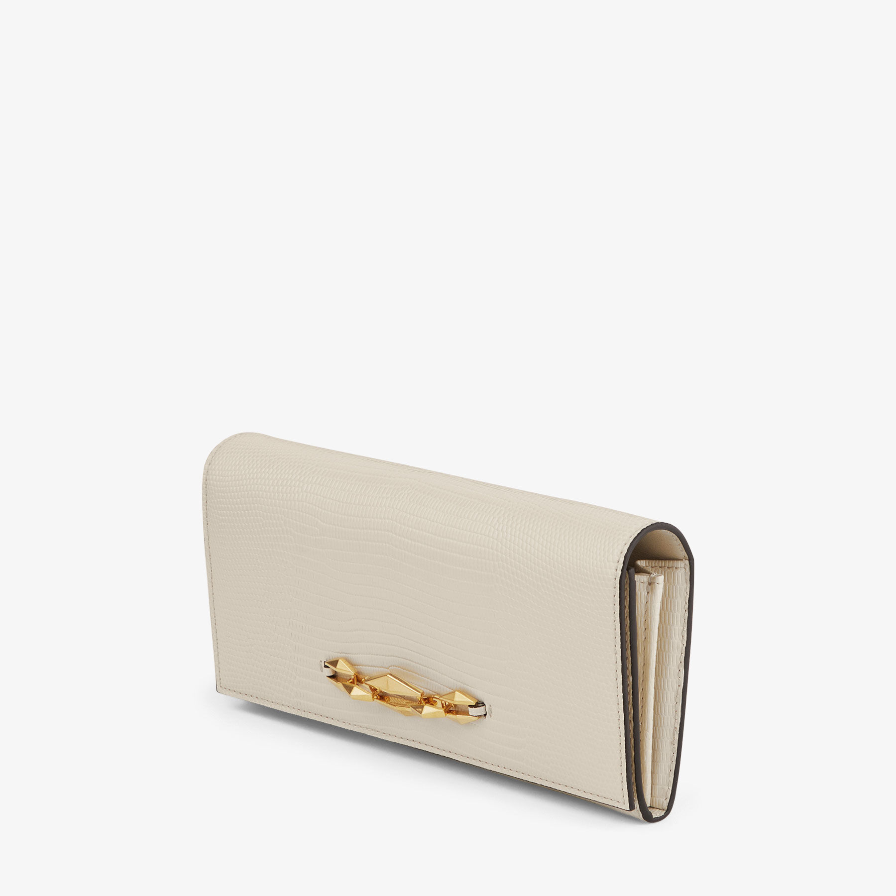 Martina Bamboo Gold Lizard Print SLG JIMMY CHOO