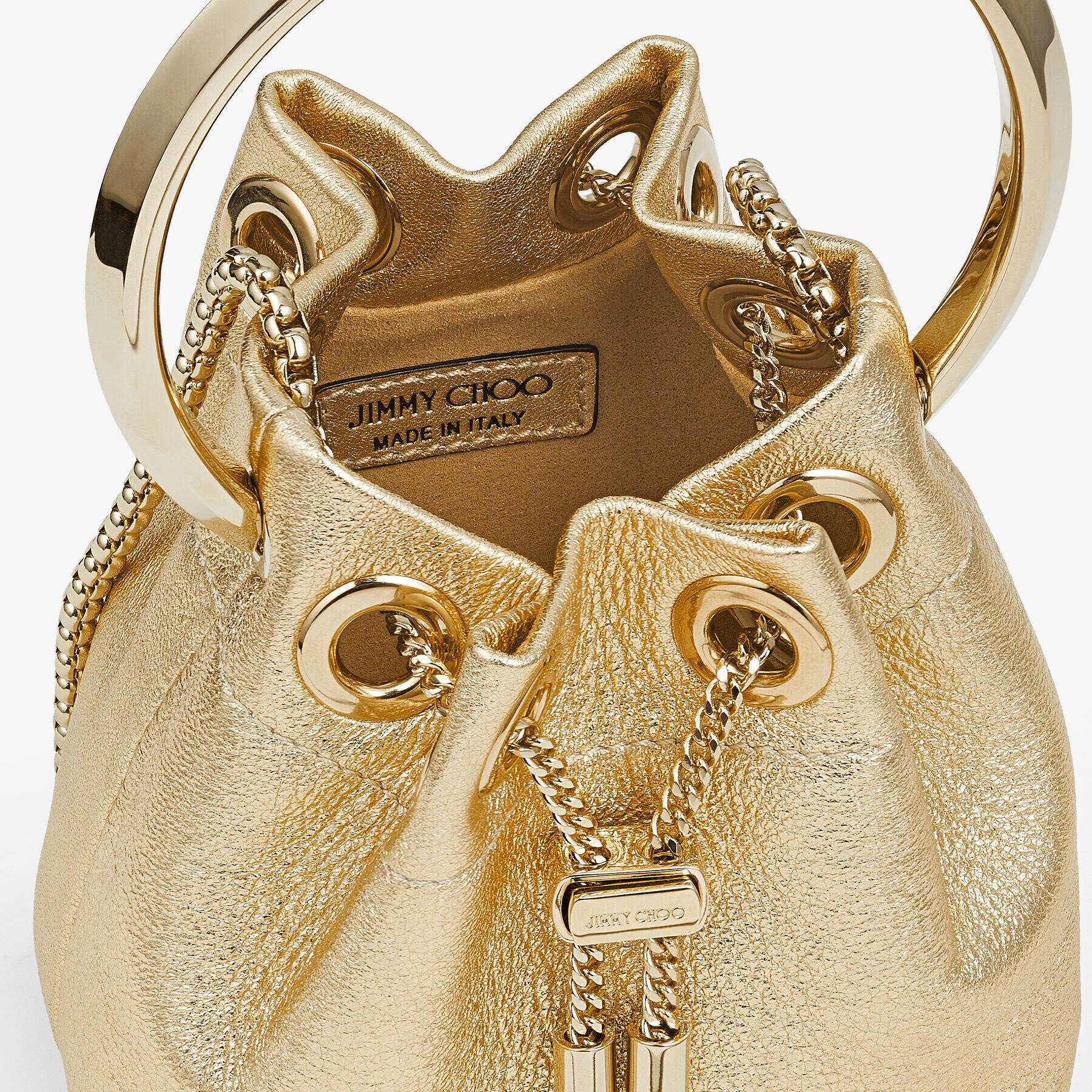Gold metallic bag clearance