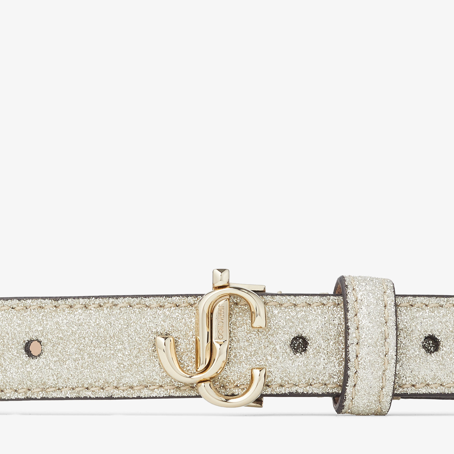 MINI HELINA | Platinum Ice Dusty Glitter Mini Belt | Autumn 