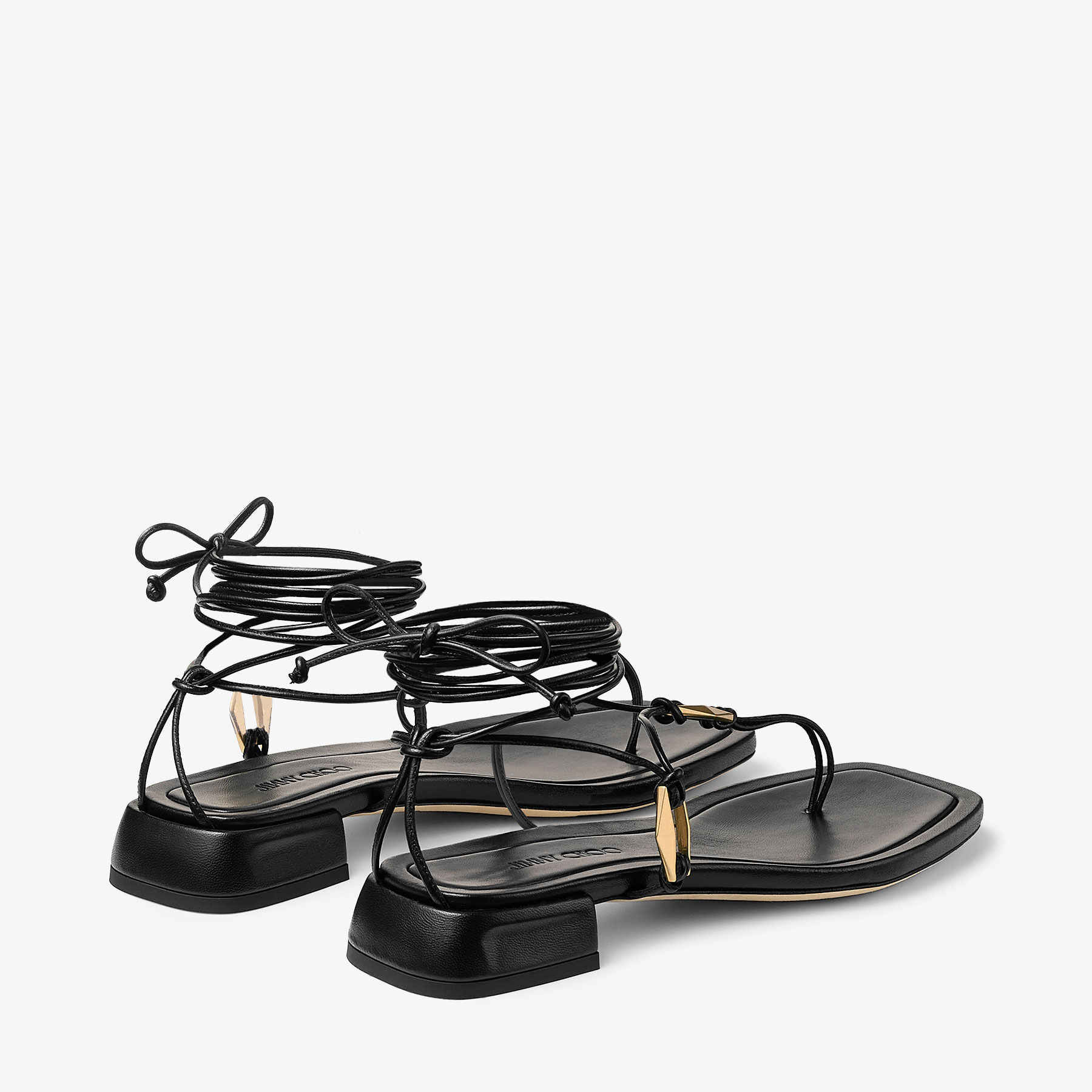 Jimmy choo black sandals top