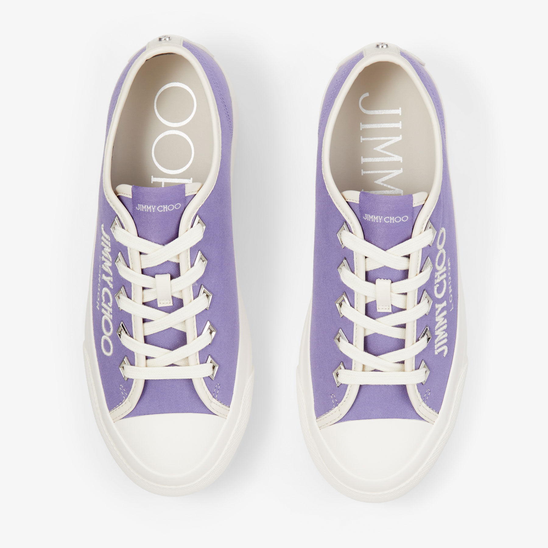 Purple canvas sneakers 2025