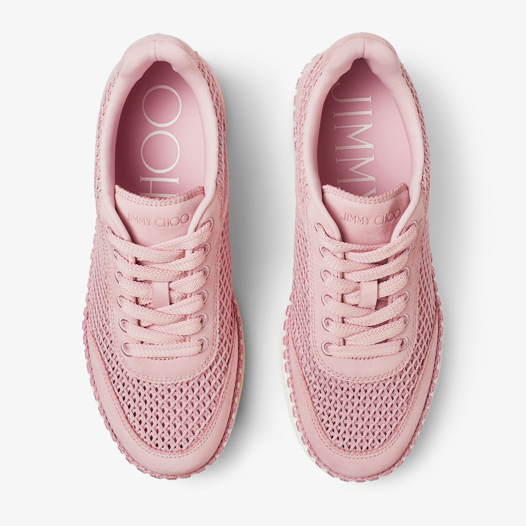 Jimmy choo rose gold trainers store