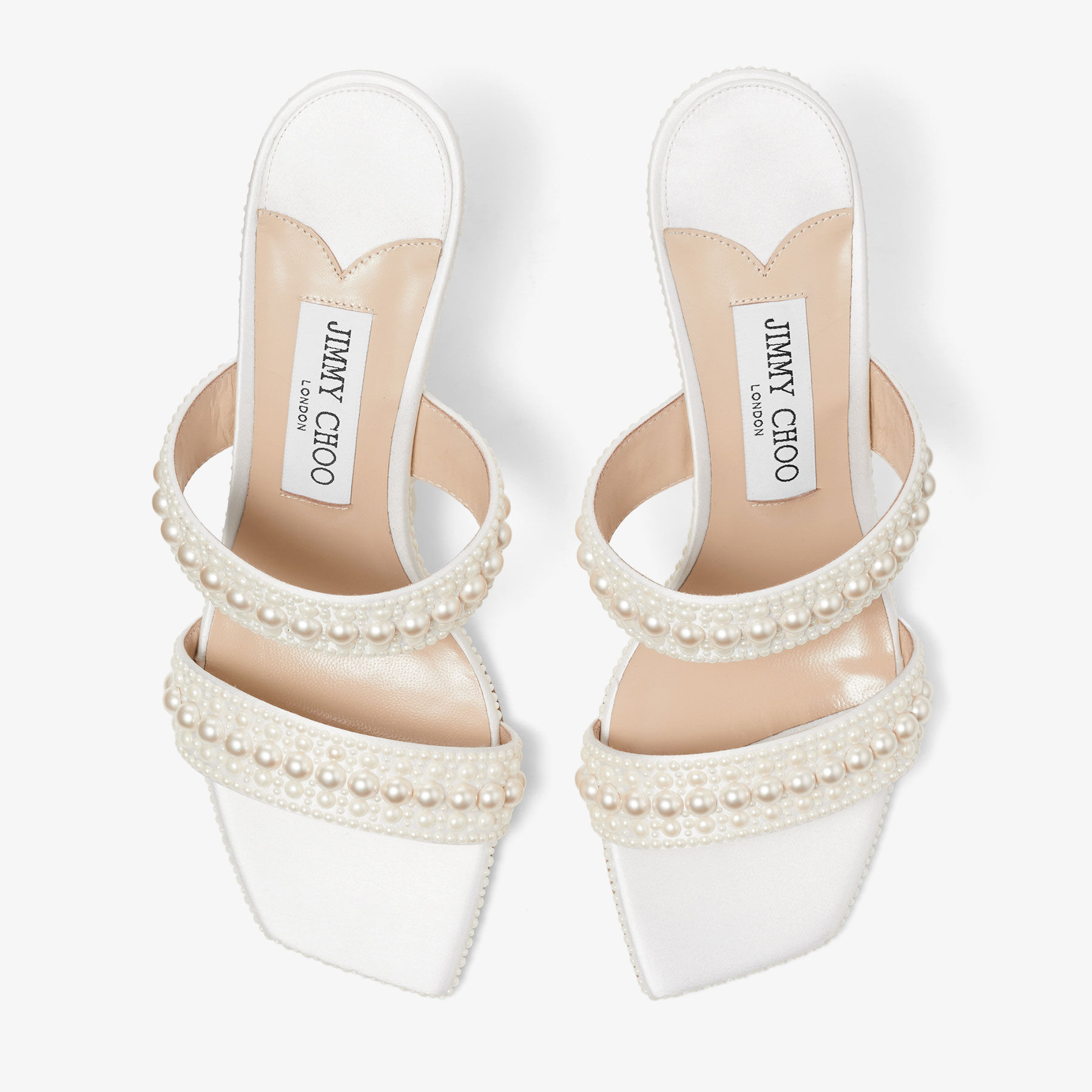 Jimmy choo white sandals 2025