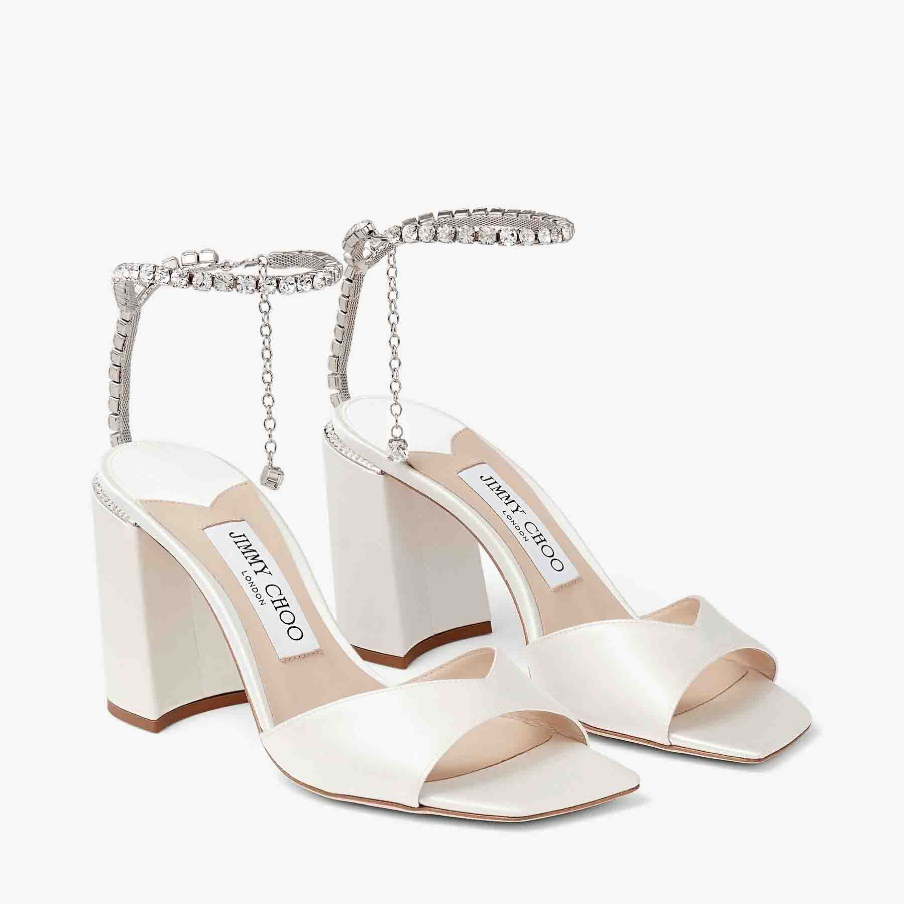 Buy White Heeled Sandals for Women by Everqupid Online | Ajio.com
