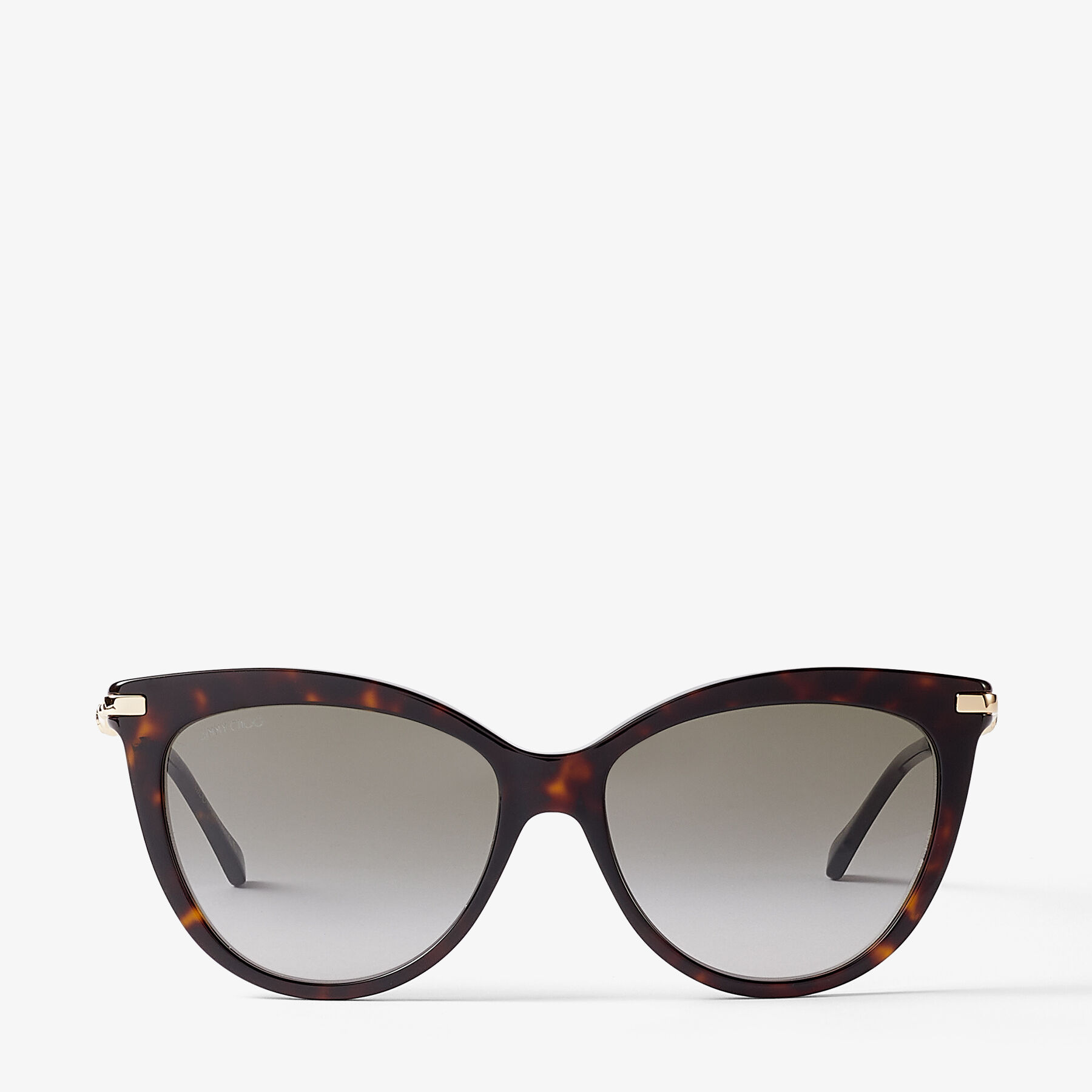 Cateye double frame sunglasses in acetate and metal Dark Havana - LOEWE