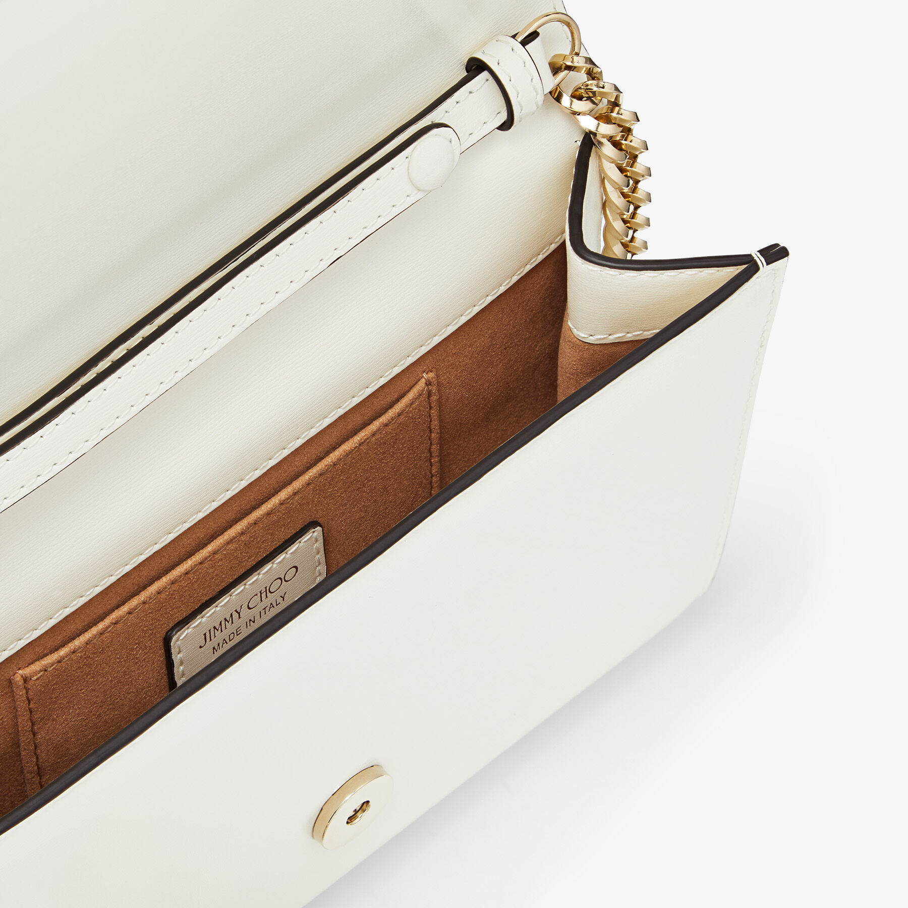 Chloé Clutch in Canvas and Leather with Embroidered Logo