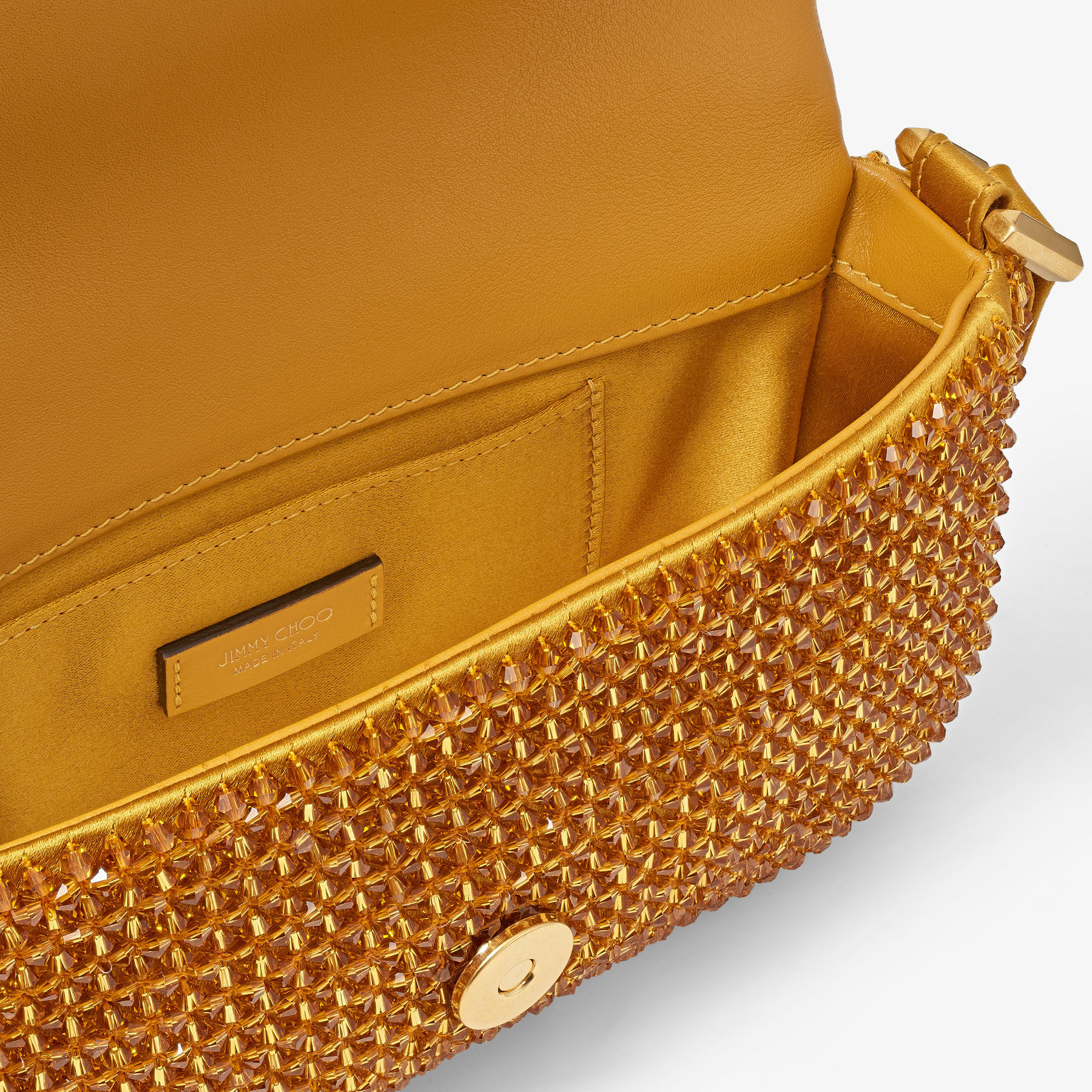 VARENNE MINI SHLDR Sunflower Satin Mini Shoulder Bag with