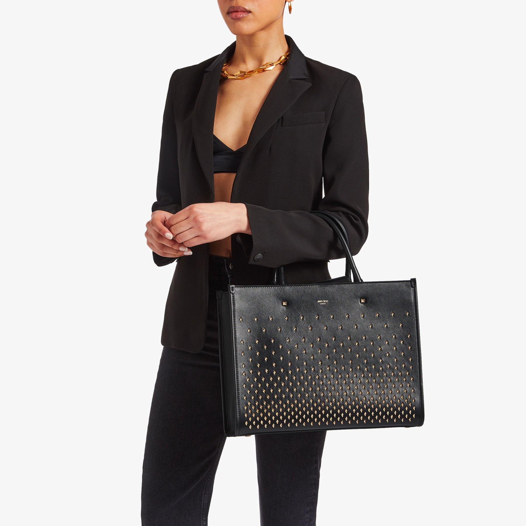 Studded tote deals