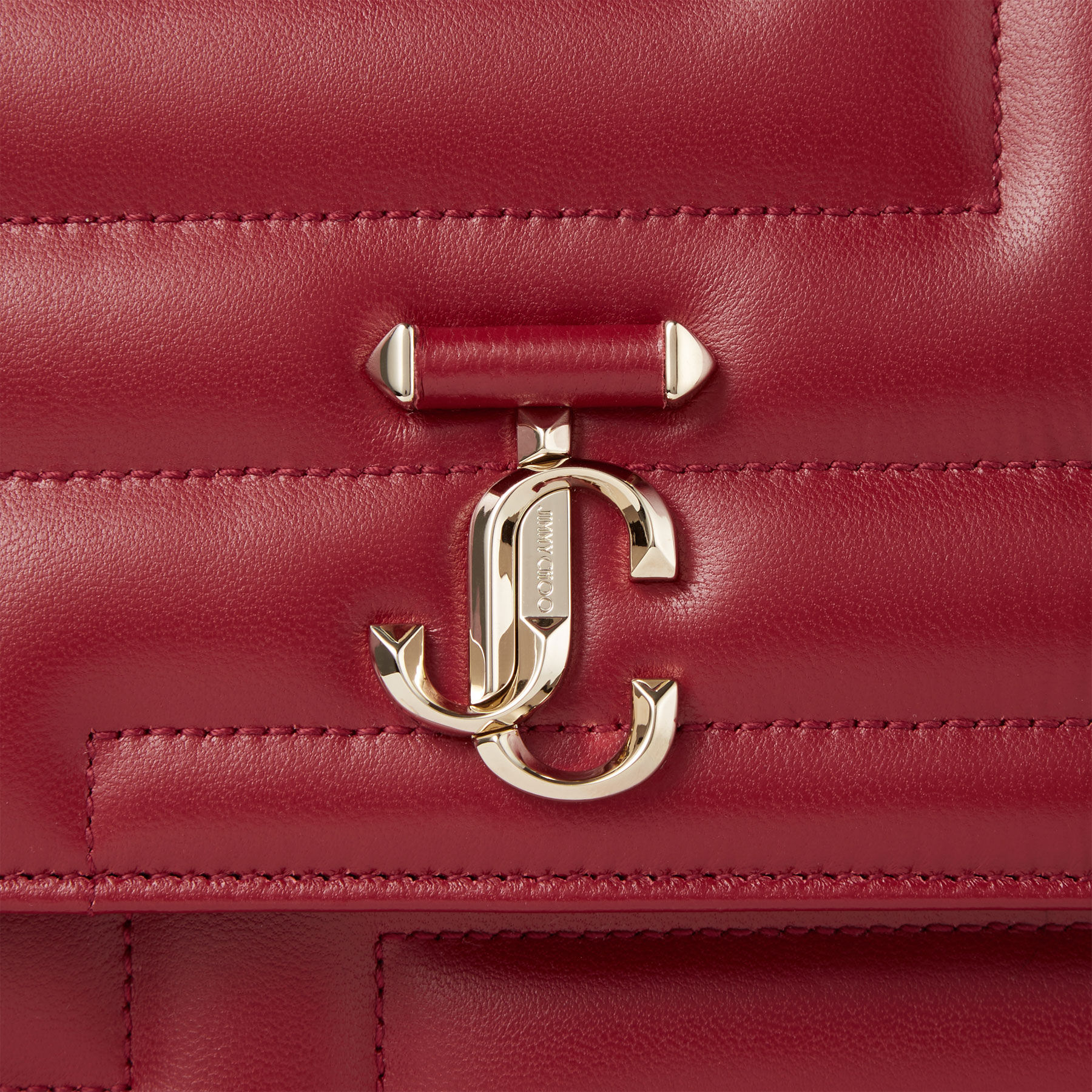Jimmy choo red top handbag
