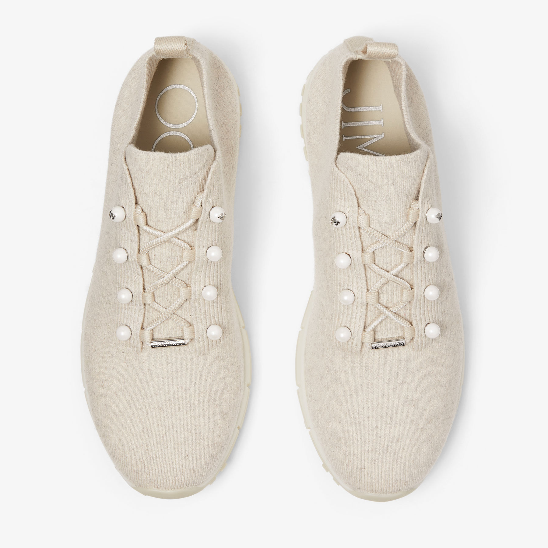 Veles Bamboo Cashmere Knit Trainer JIMMY CHOO US
