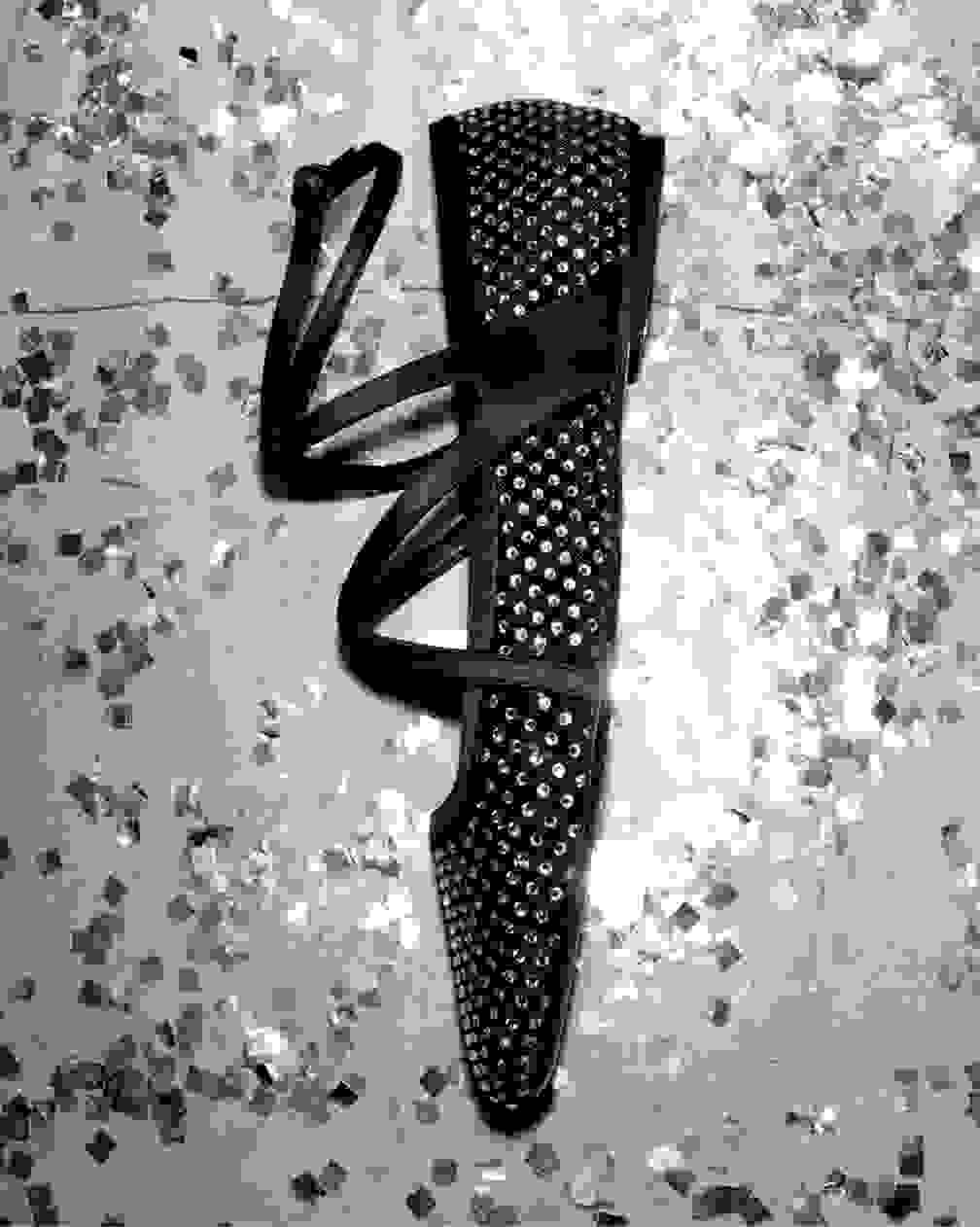 ☆開店セール☆美品 ジミーチュウ DEREK 楽しい ロゴ ミックスドレザー  