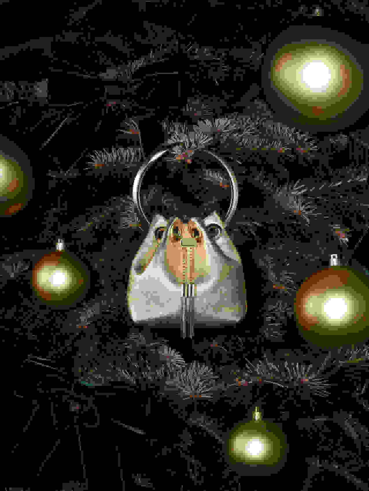 Jimmy Choo crystal-encrusted Saeda pumps and Bon Bon handbag