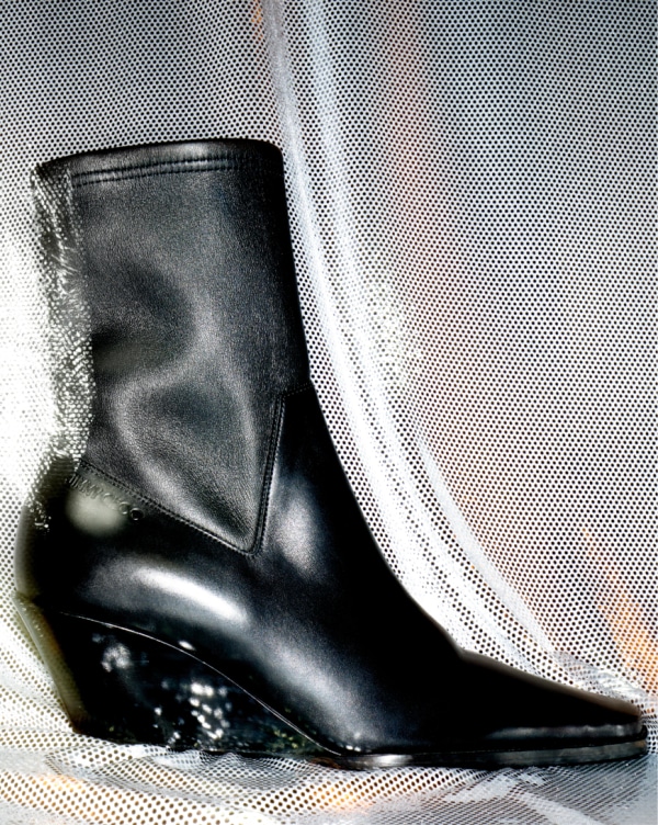 Jimmy Choo crystal-embellished Maryanne mule and Bon Bon handbag