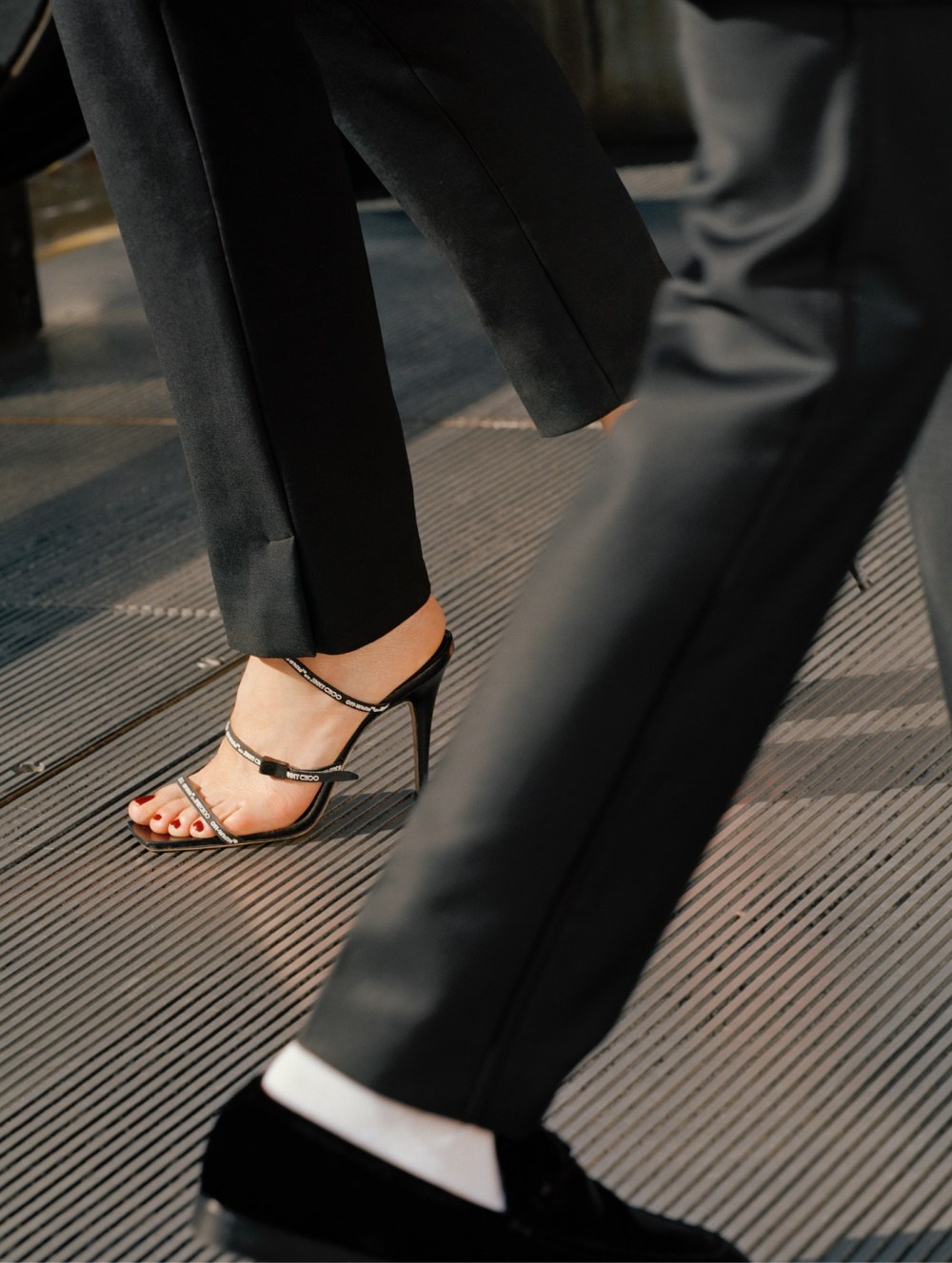 Jimmy choo x discount off white shoes