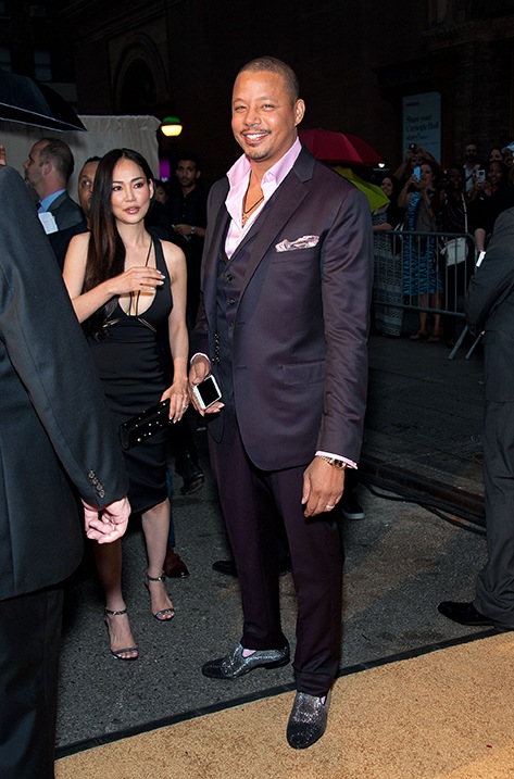 Terrence Howard wearing Sloane Spotted Choo World JIMMY CHOO
