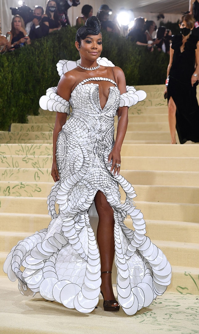 Gabrielle Union wearing PATTIE Spotted Choo World JIMMY CHOO