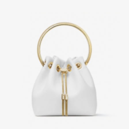 Cinch M Latte Leather Bag JIMMY CHOO