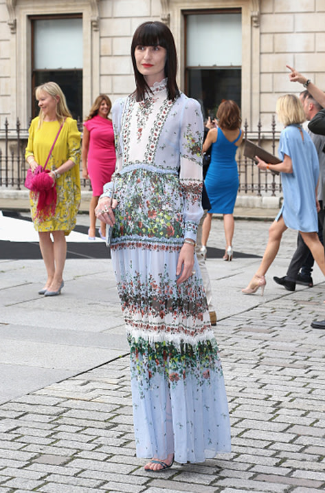 Erin O Conner porte Tizzy Spotted Choo World JIMMY CHOO