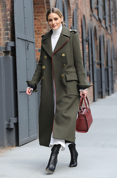 Olivia Palermo wearing TONI Spotted Choo World JIMMY CHOO