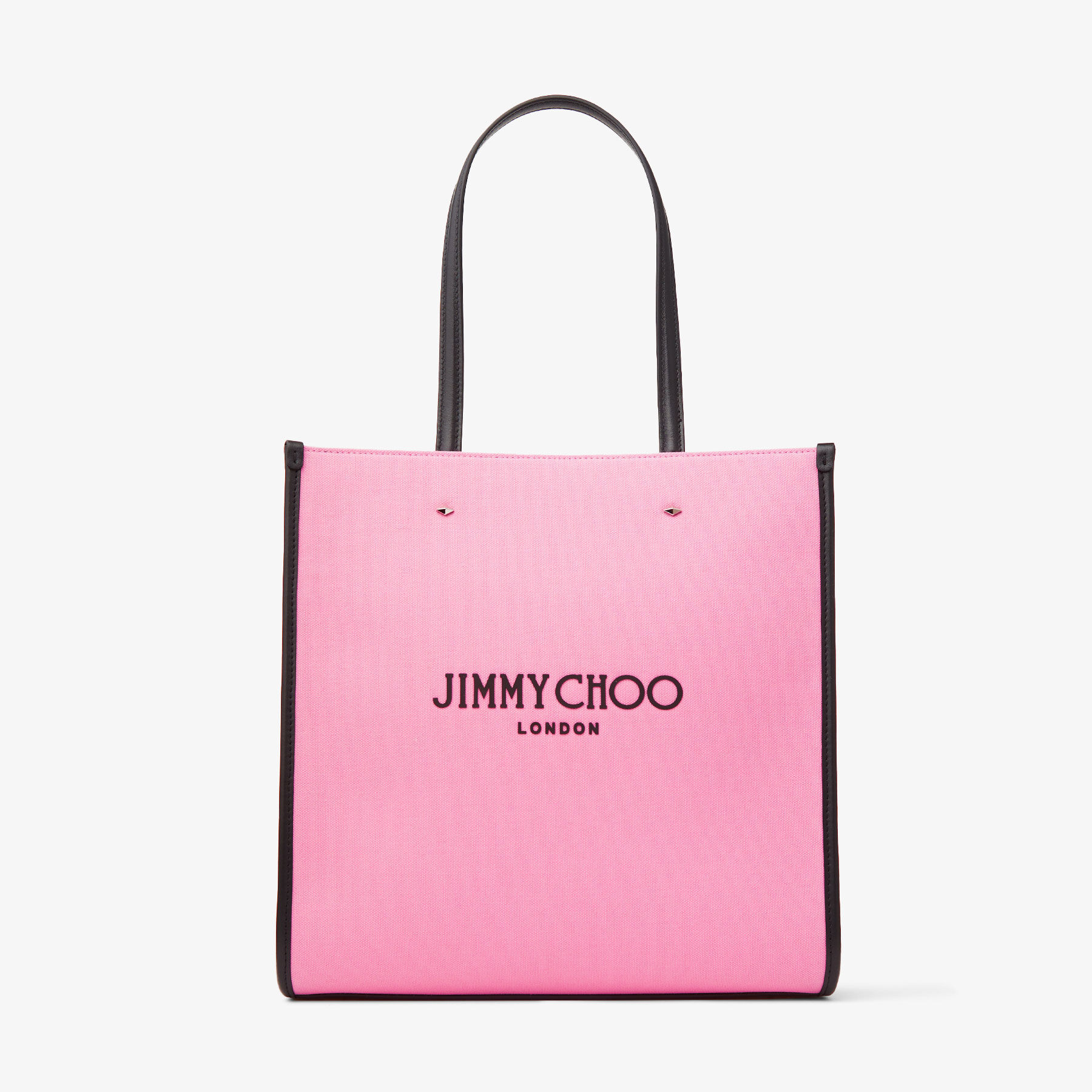 【JIMMY CHOO】PIMLICO N/S ネオプレン ブラックトートバッグ