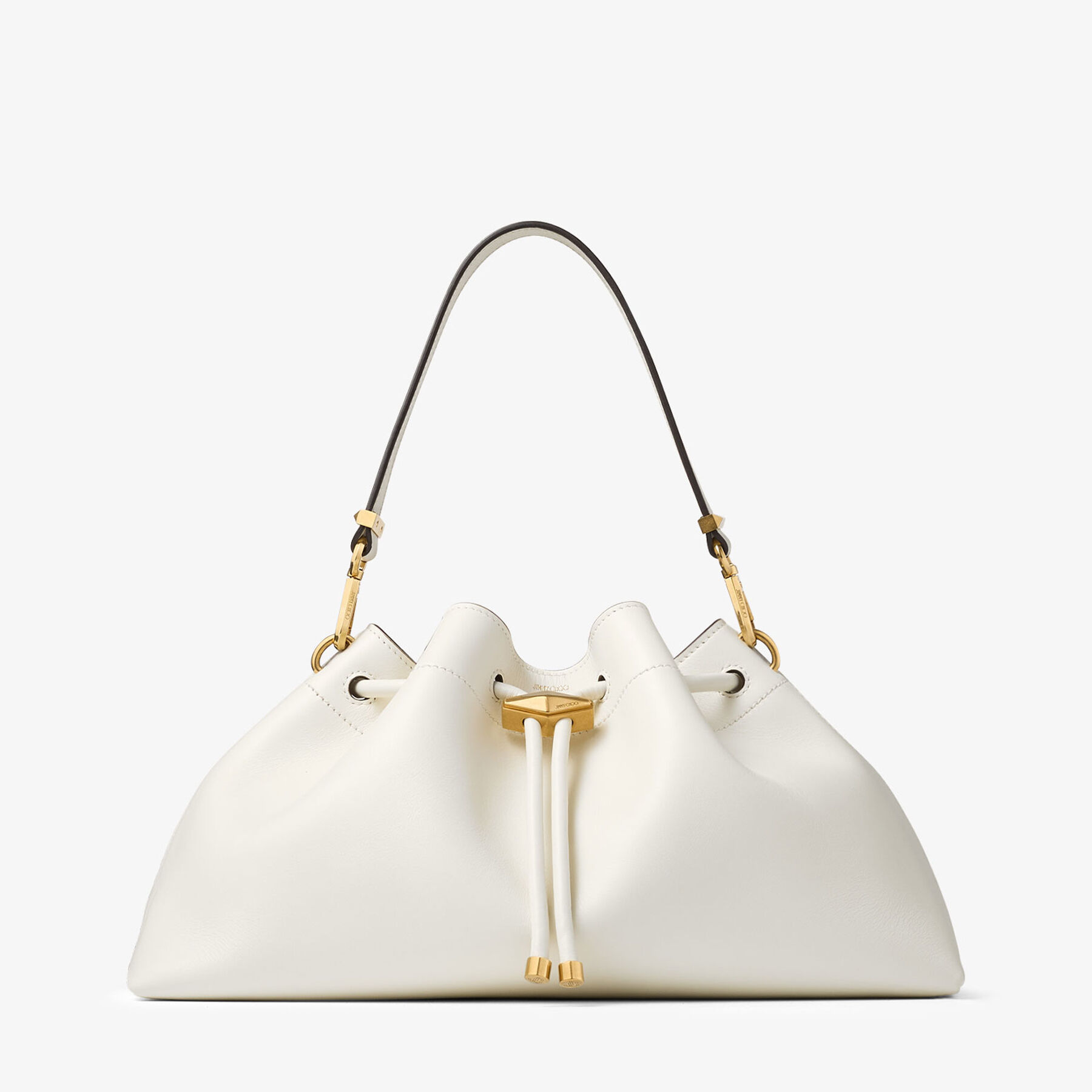 Cinch M | Bucket Bag aus Leder in Latte | JIMMY CHOO 