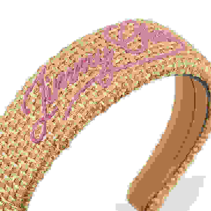 Jimmy Choo Logo Script Headband