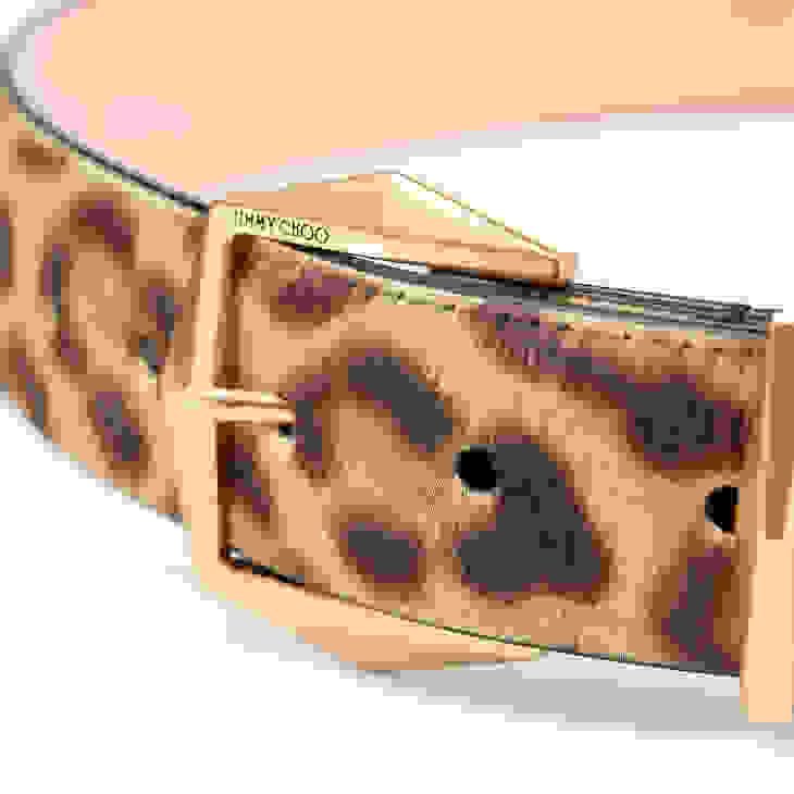 Jimmy Choo Diamond Buckle Belt