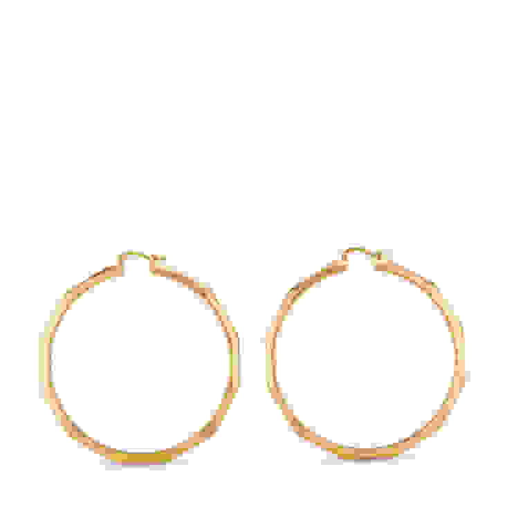 Jimmy Choo Diamond Chain Hoops M