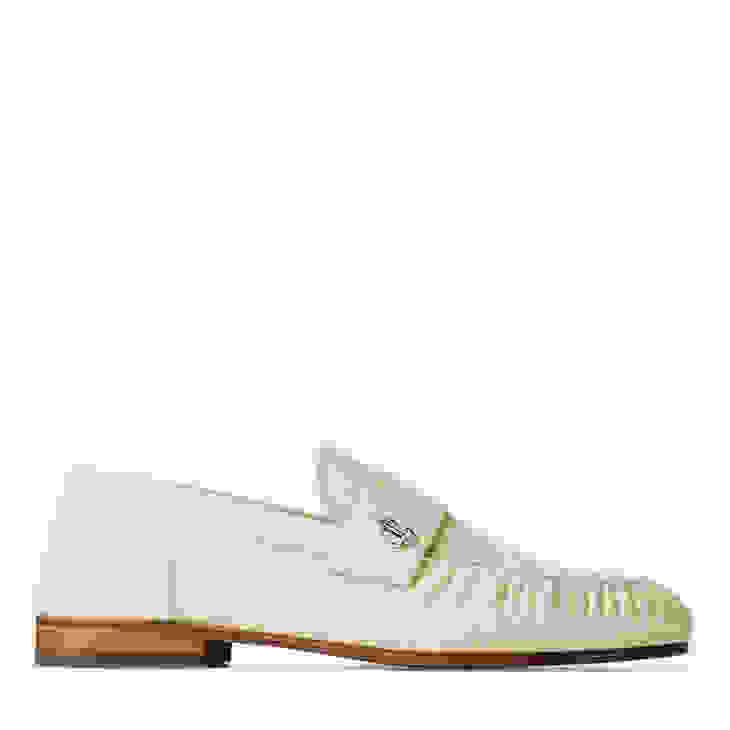 white and gold mens dress shoes Men's Suede perfect for any formal