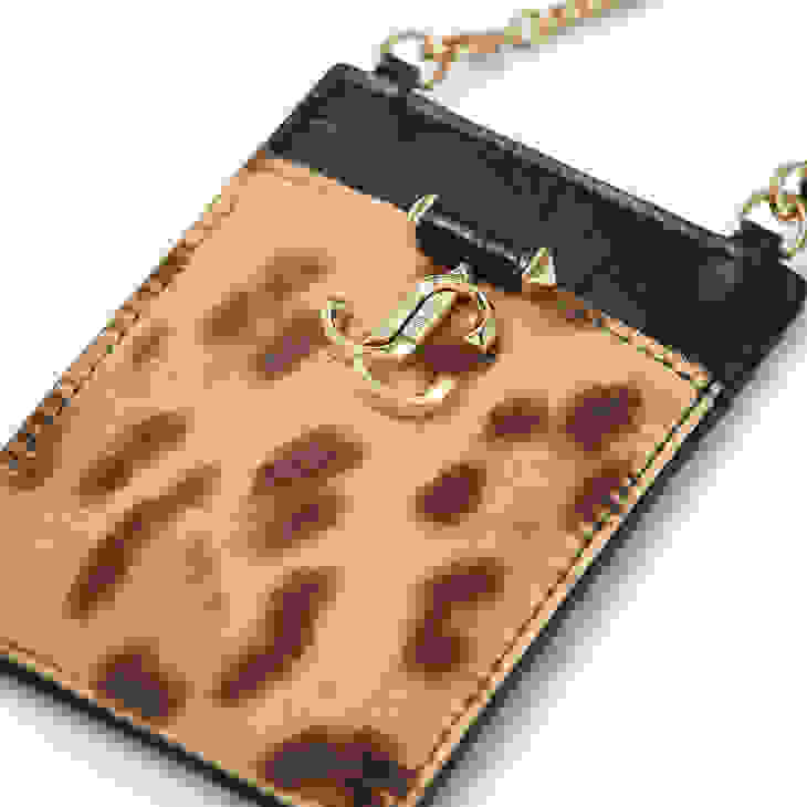 Jimmy Choo ID Holder With Chain