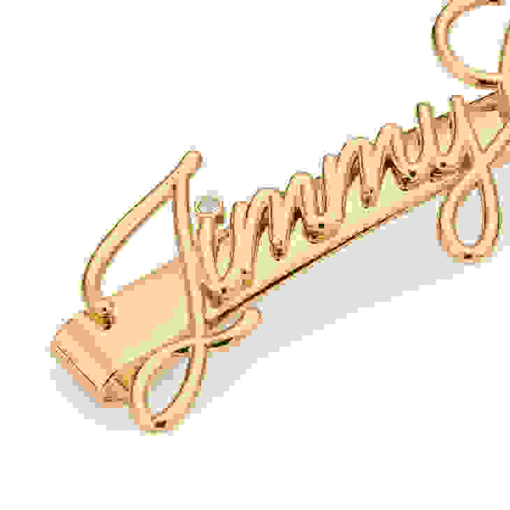 Jimmy Choo Logo Script Hairpin