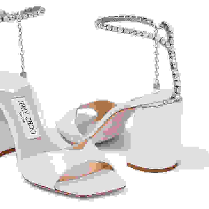 Jimmy Choo Saeda Sandal Block Heel 85