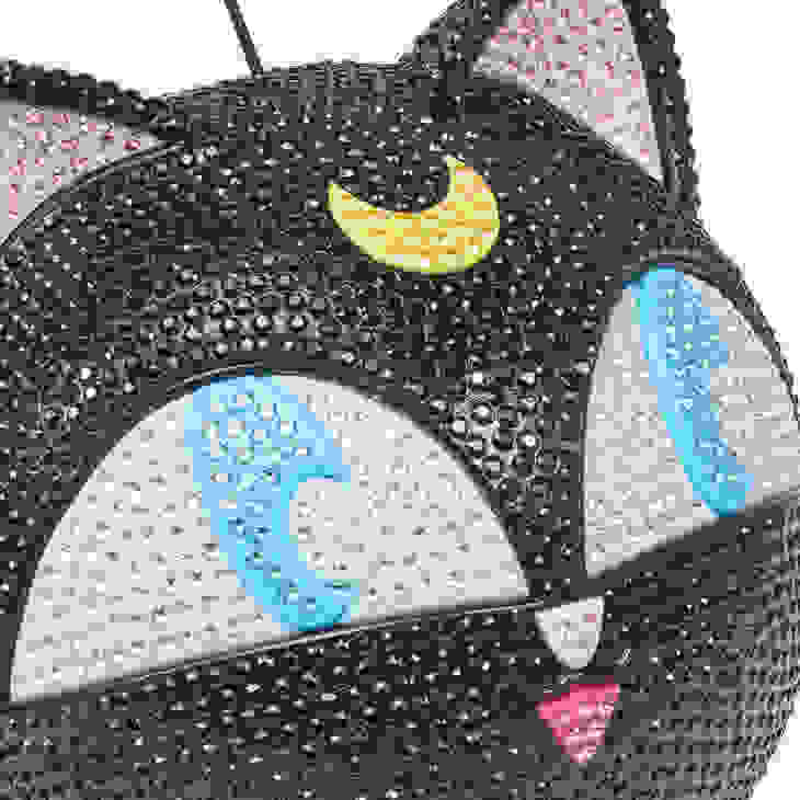 Jimmy Choo Crystal Luna-P Ball Minaudiere Clutch