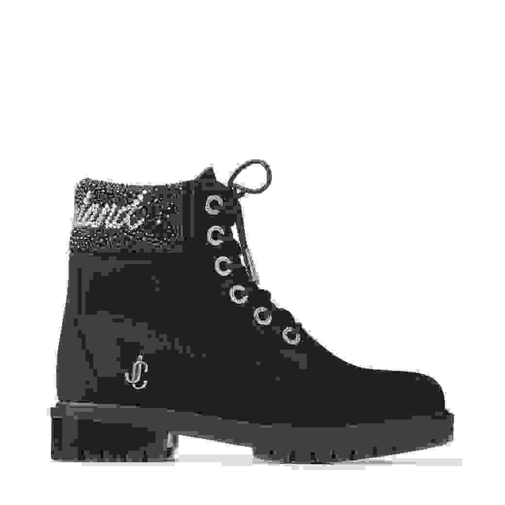 Jimmy Choo Jimmy Choo X Timberland 6 Inch Crystal Cuff Boot