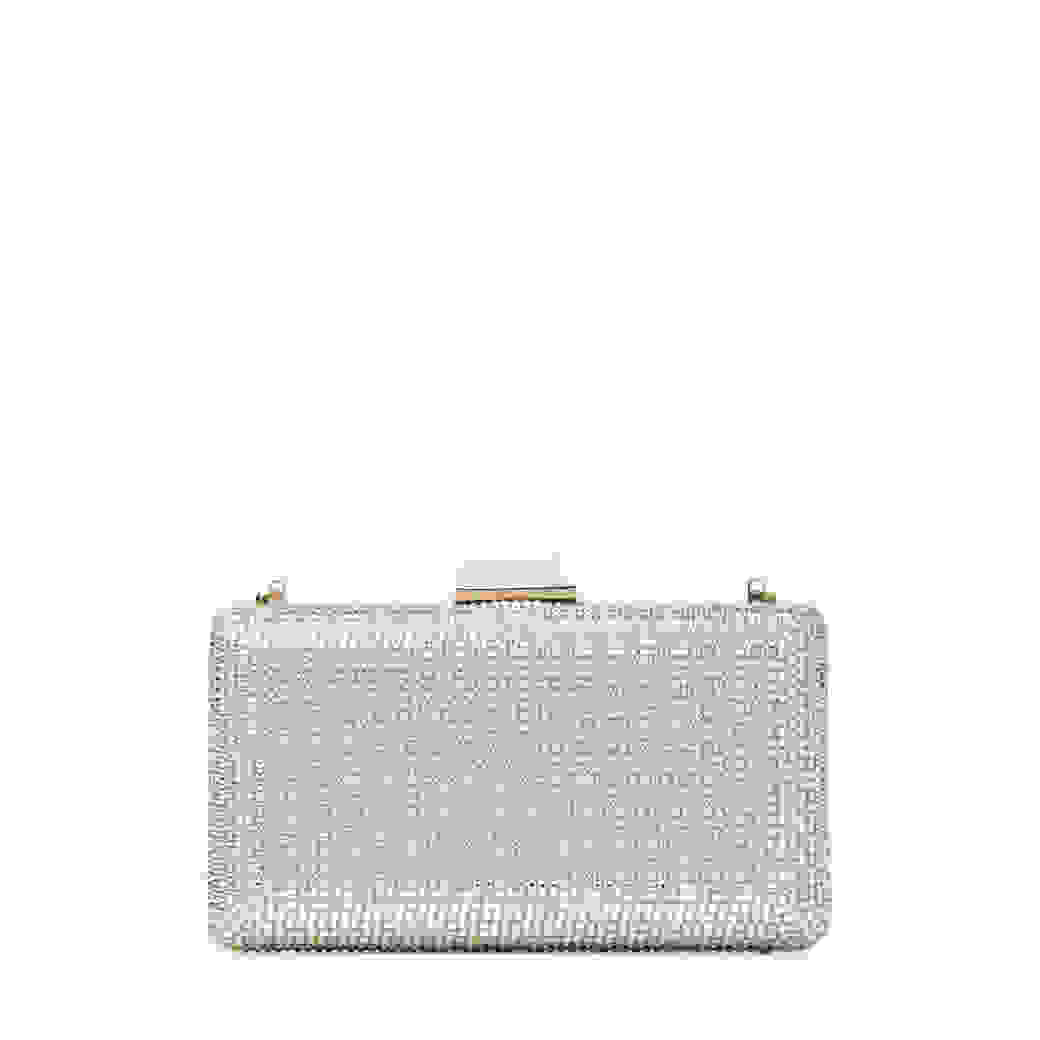 Honey Gold Suede Clutch Bag with Crystals | CLEMMIE | Summer 2022 ...