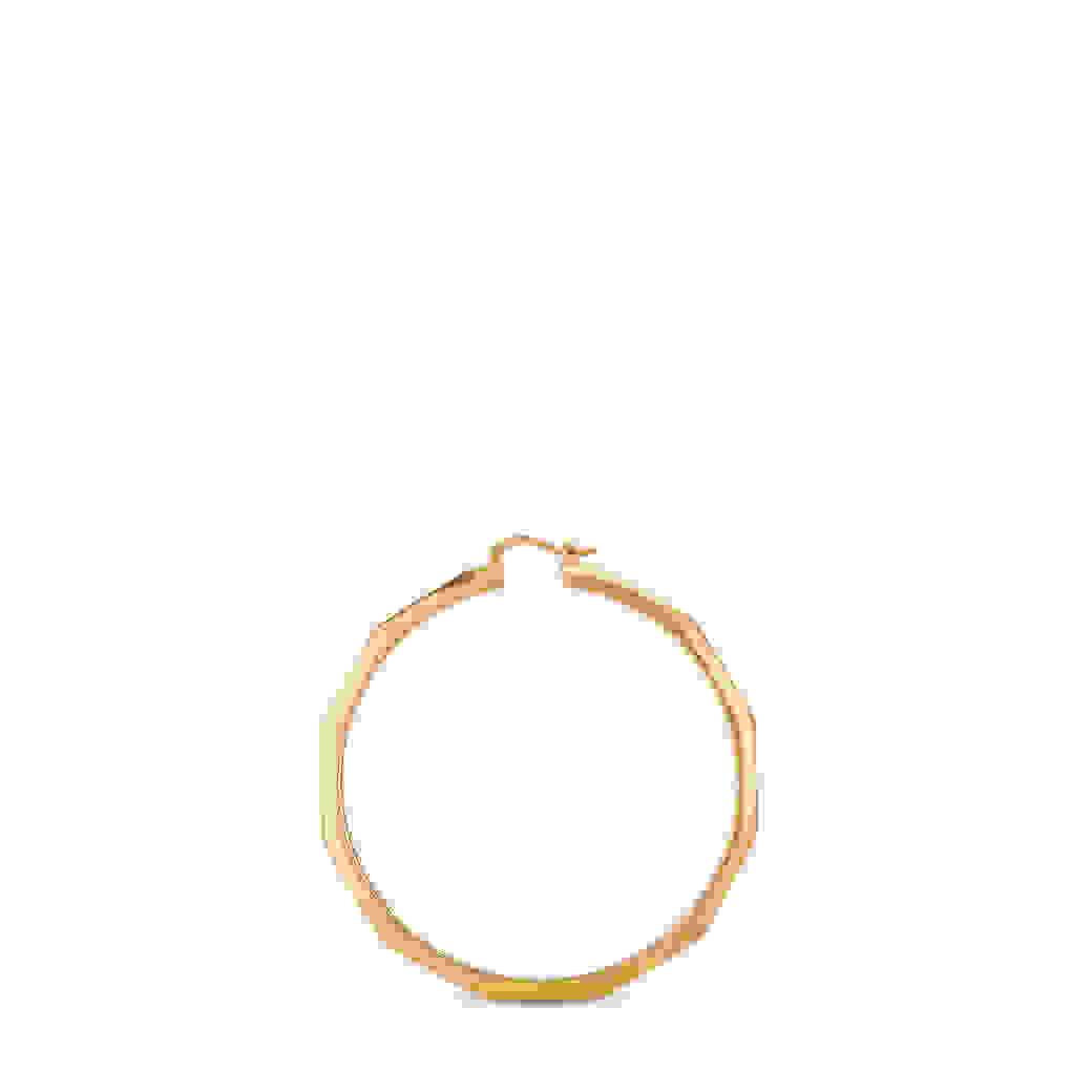 Jimmy Choo Diamond Chain Hoops M