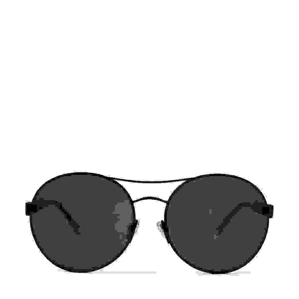 Black RoundFrame Sunglasses with Repeat Logo YANN/S 61 Autumn 2021
